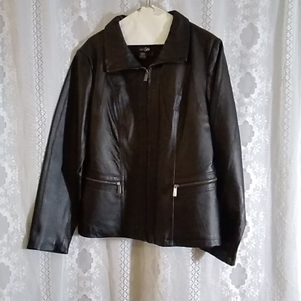 East 5th Women's 100% Genuine Leather Jacket Size L